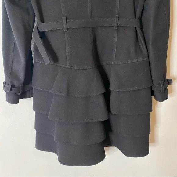 Burberry London Black Wool Cashmere Coat - Picture 5 of 10